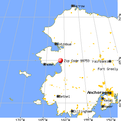 Koyuk, AK (99753) map from a distance