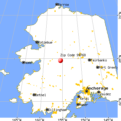 Ruby, AK (99768) map from a distance