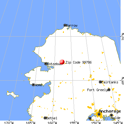 Ambler, AK (99786) map from a distance
