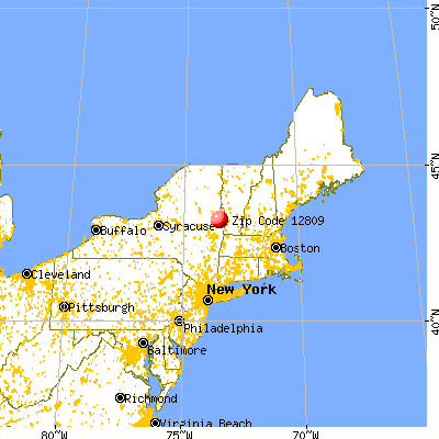 Argyle, NY (12809) map from a distance