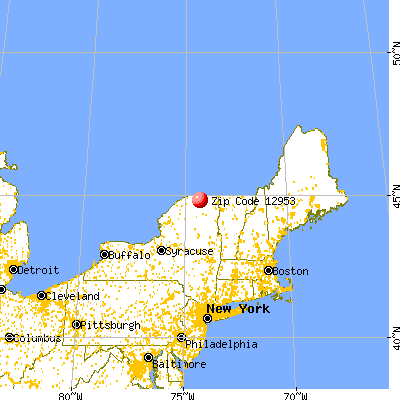 Map Of Malone Ny - United States Map