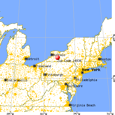 Dalton, NY (14836) map from a distance