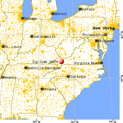 Saltville, VA (24370) map from a distance