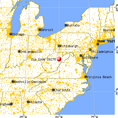 Womelsdorf (Coalton), WV (26278) map from a distance