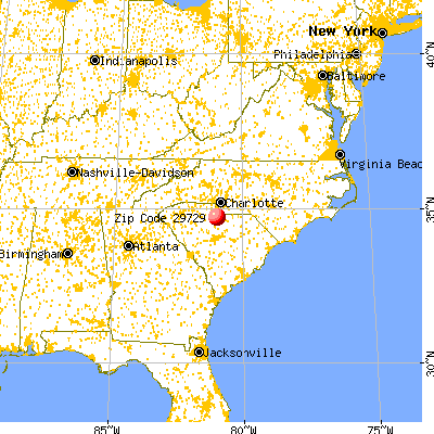 Richburg, SC (29729) map from a distance