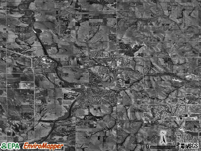Zip code 68022 satellite photo by USGS