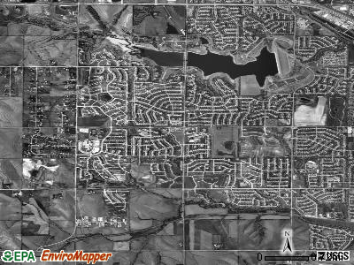 Zip code 68135 satellite photo by USGS